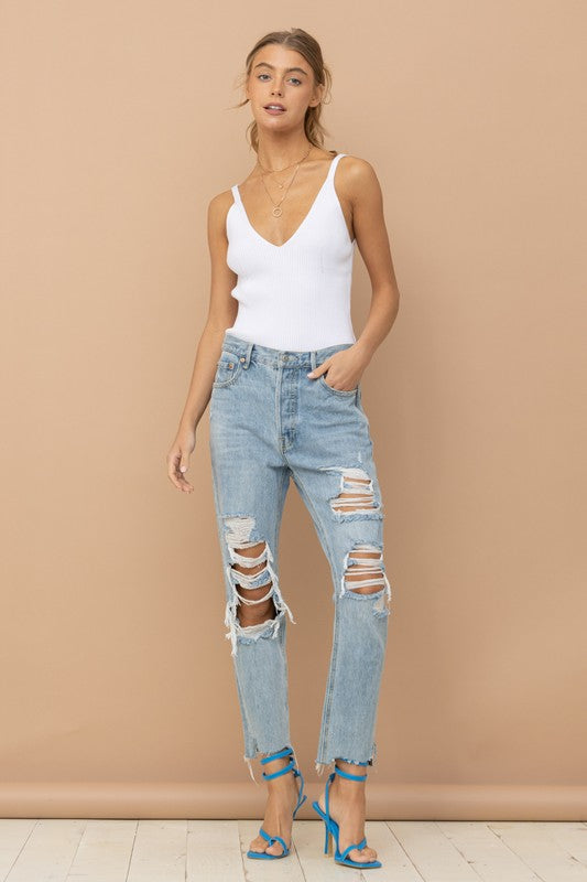 Sweater Knitted Tank Cami