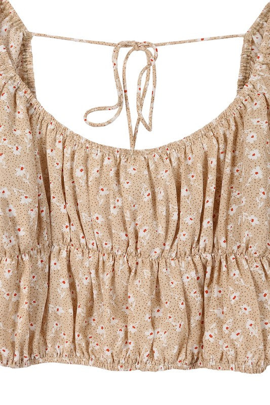 Floral Crop Top