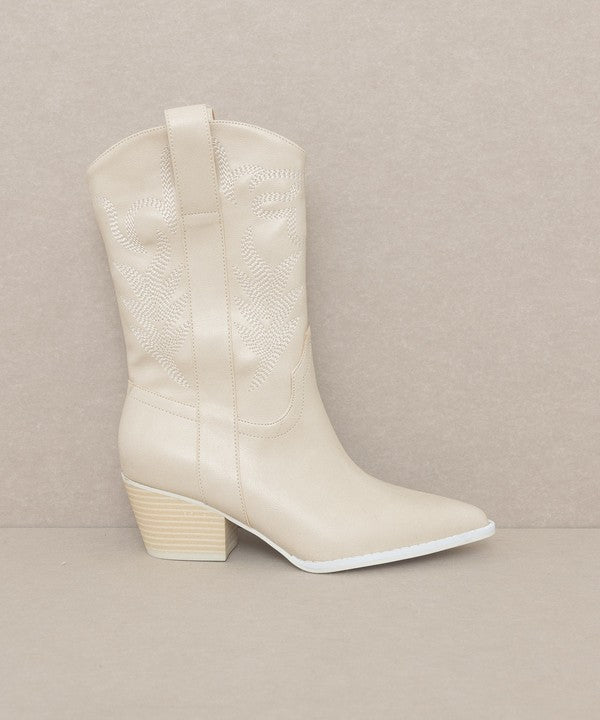 Bonni Embroidered Short Western Boot