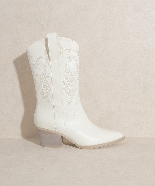 Bonni Embroidered Short Western Boot