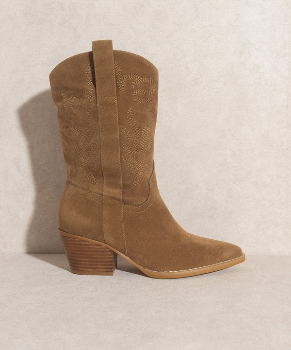 Bonni Embroidered Short Western Boot