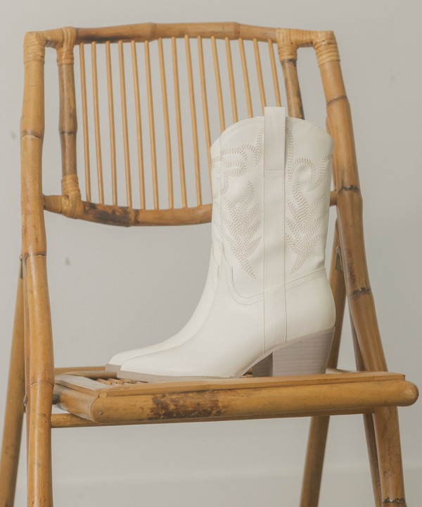 Bonni Embroidered Short Western Boot