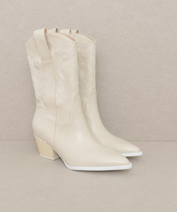 Bonni Embroidered Short Western Boot