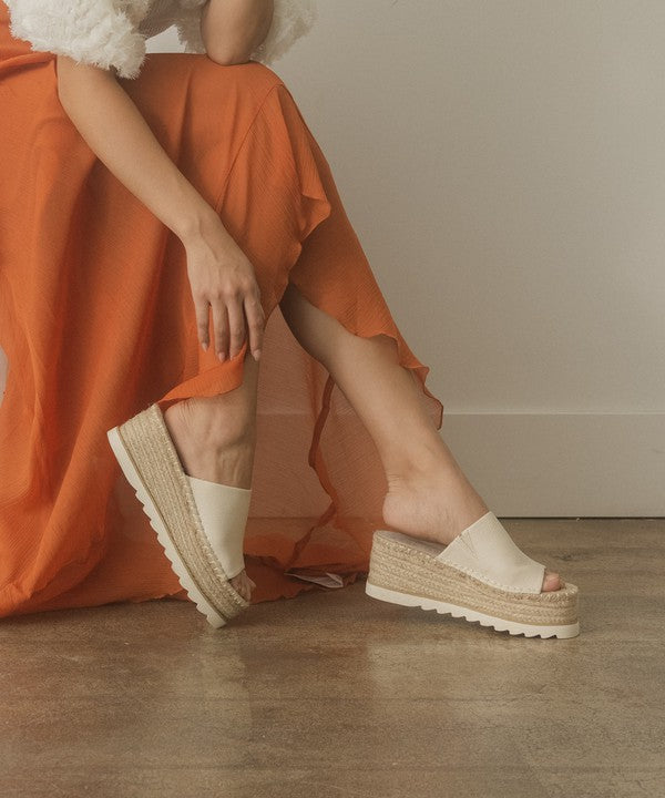 Martina Espadrille Platform Slide