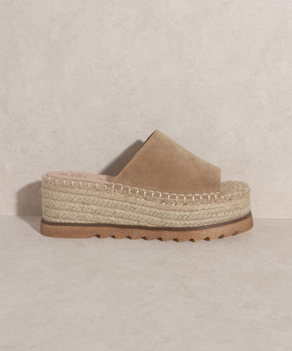 Martina Espadrille Platform Slide
