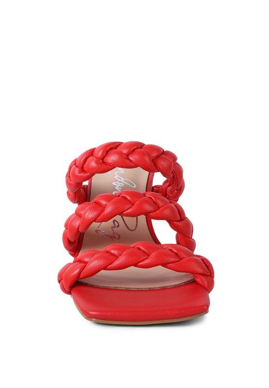 GRETA BRAIDED SANDALS