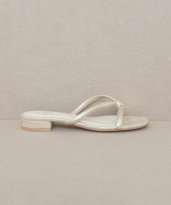 Knotted Flat Sandal