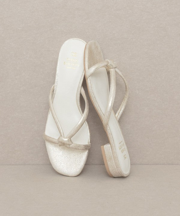 Knotted Flat Sandal