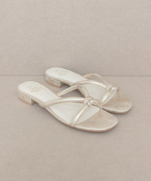 Knotted Flat Sandal