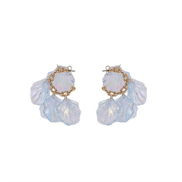 PETAL STUD EARRINGS