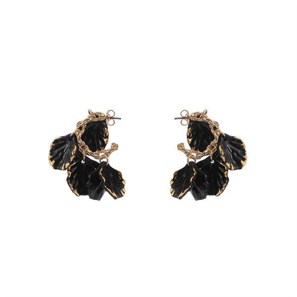 PETAL STUD EARRINGS