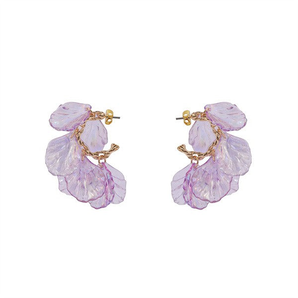 PETAL STUD EARRINGS