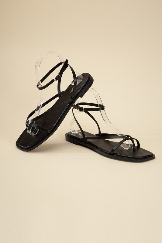 ELLIE FLAT SANDALS