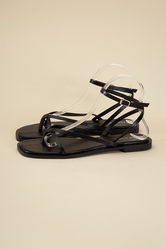 ELLIE FLAT SANDALS