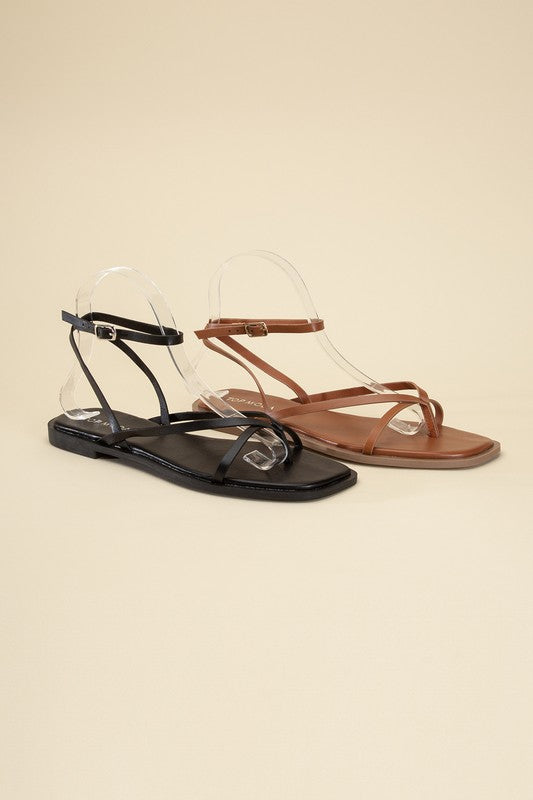 ELLIE FLAT SANDALS