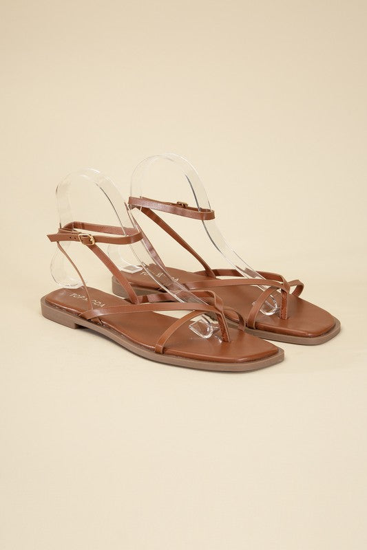 ELLIE FLAT SANDALS