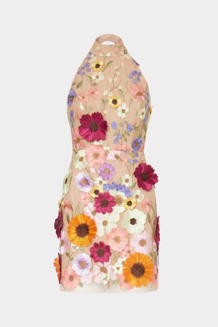 Floral Halter Dress