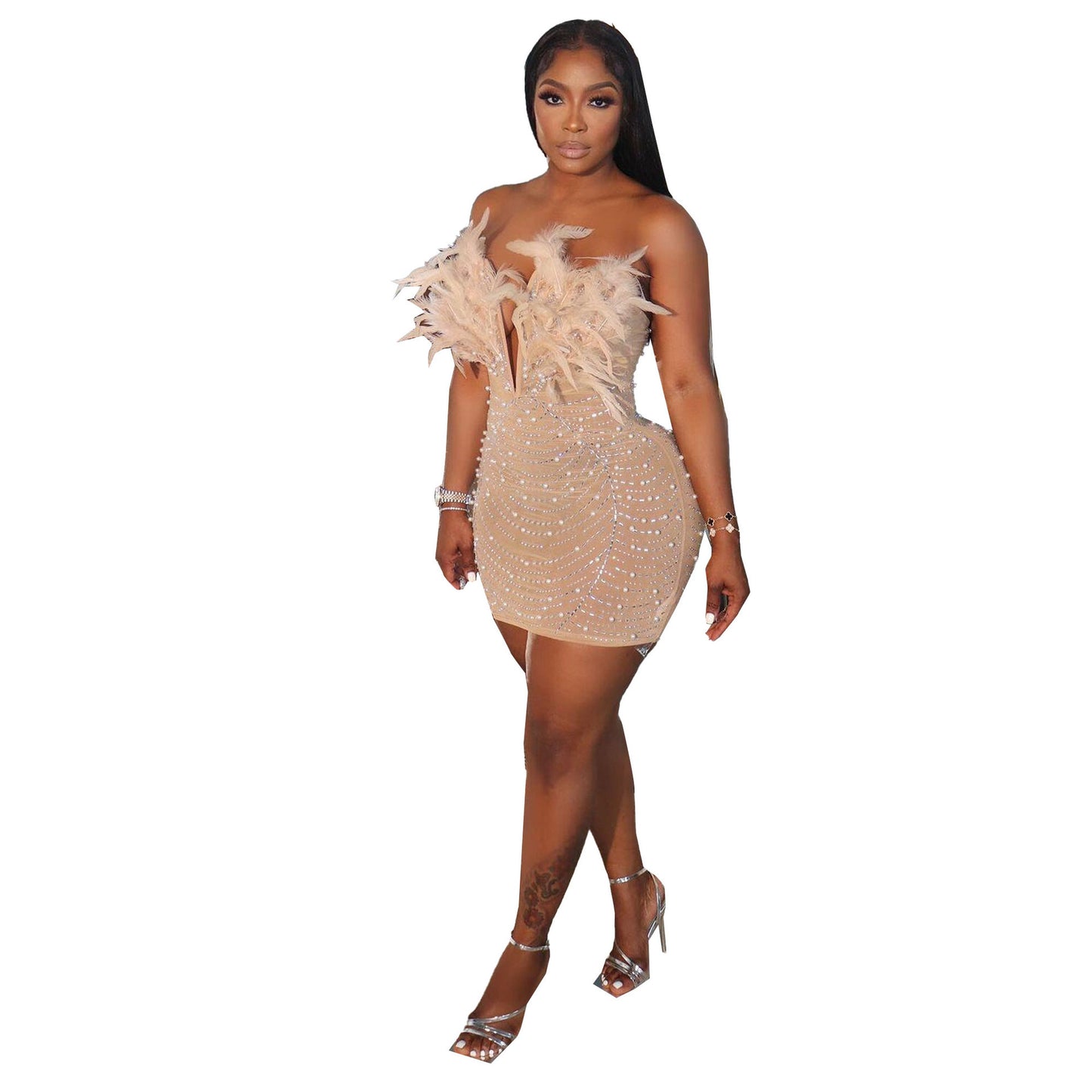 Scarlet's Swan Bodycon Dress