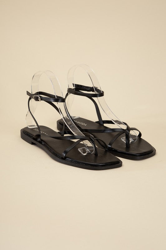 ELLIE FLAT SANDALS