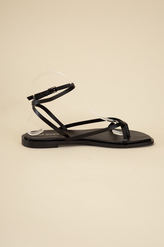 ELLIE FLAT SANDALS