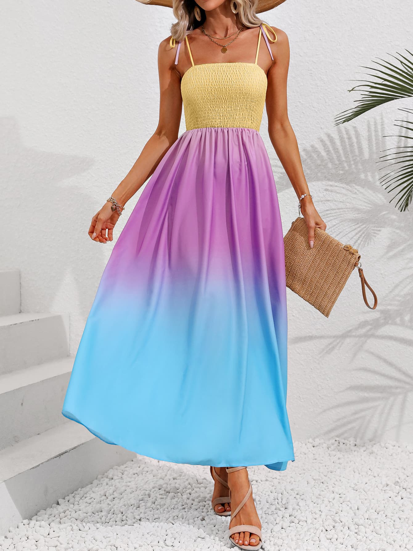 Shoulder Maxi Dress