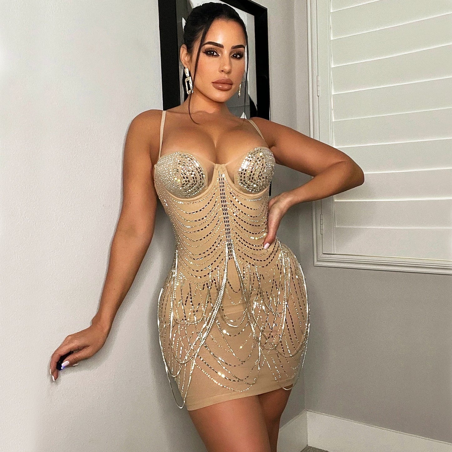 Club Ready Bodycon Dress