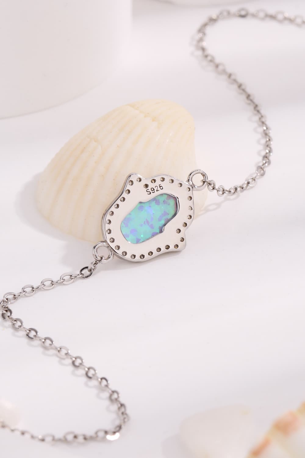 Australian Opal 925 Sterling Silver Bracelet