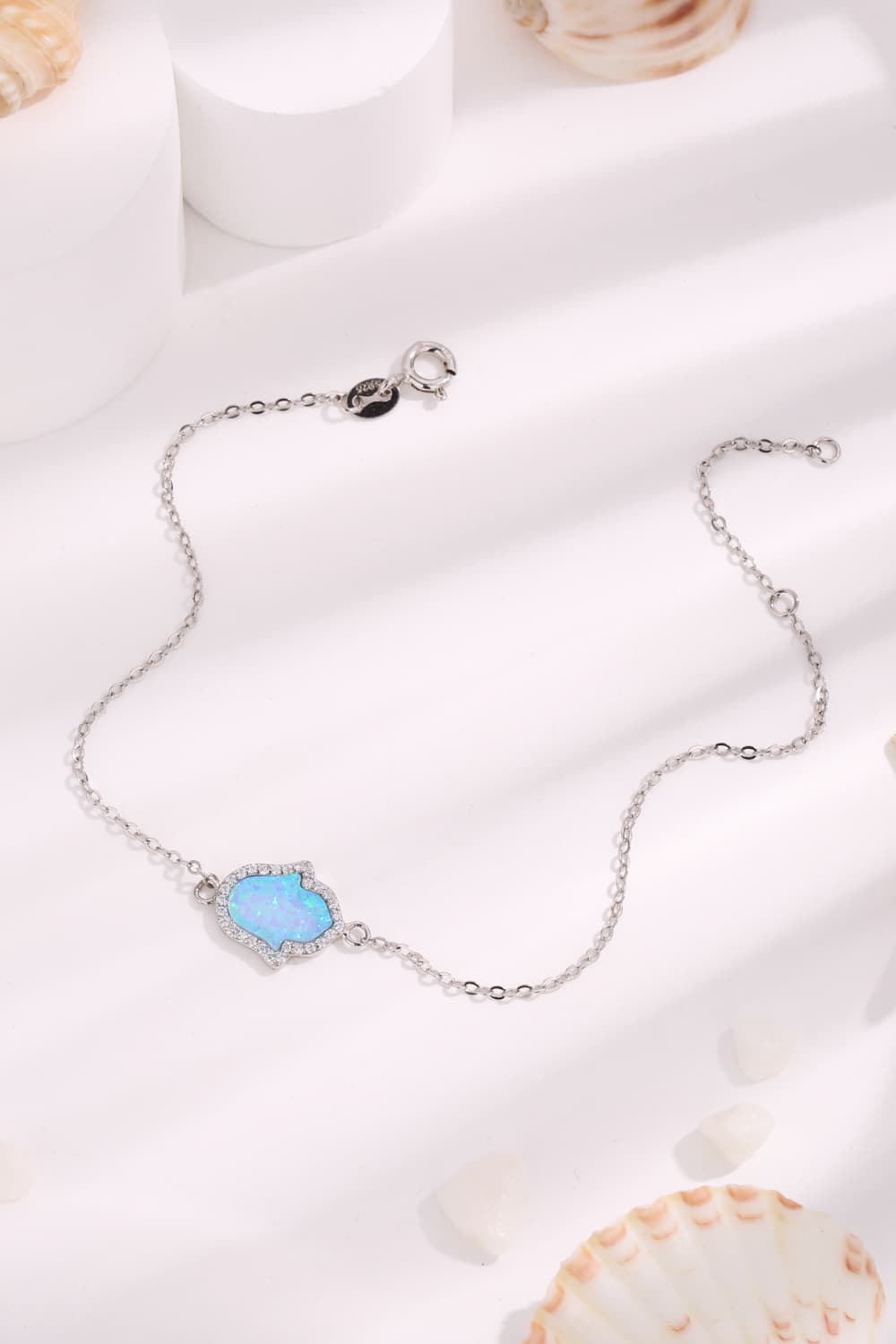 Australian Opal 925 Sterling Silver Bracelet