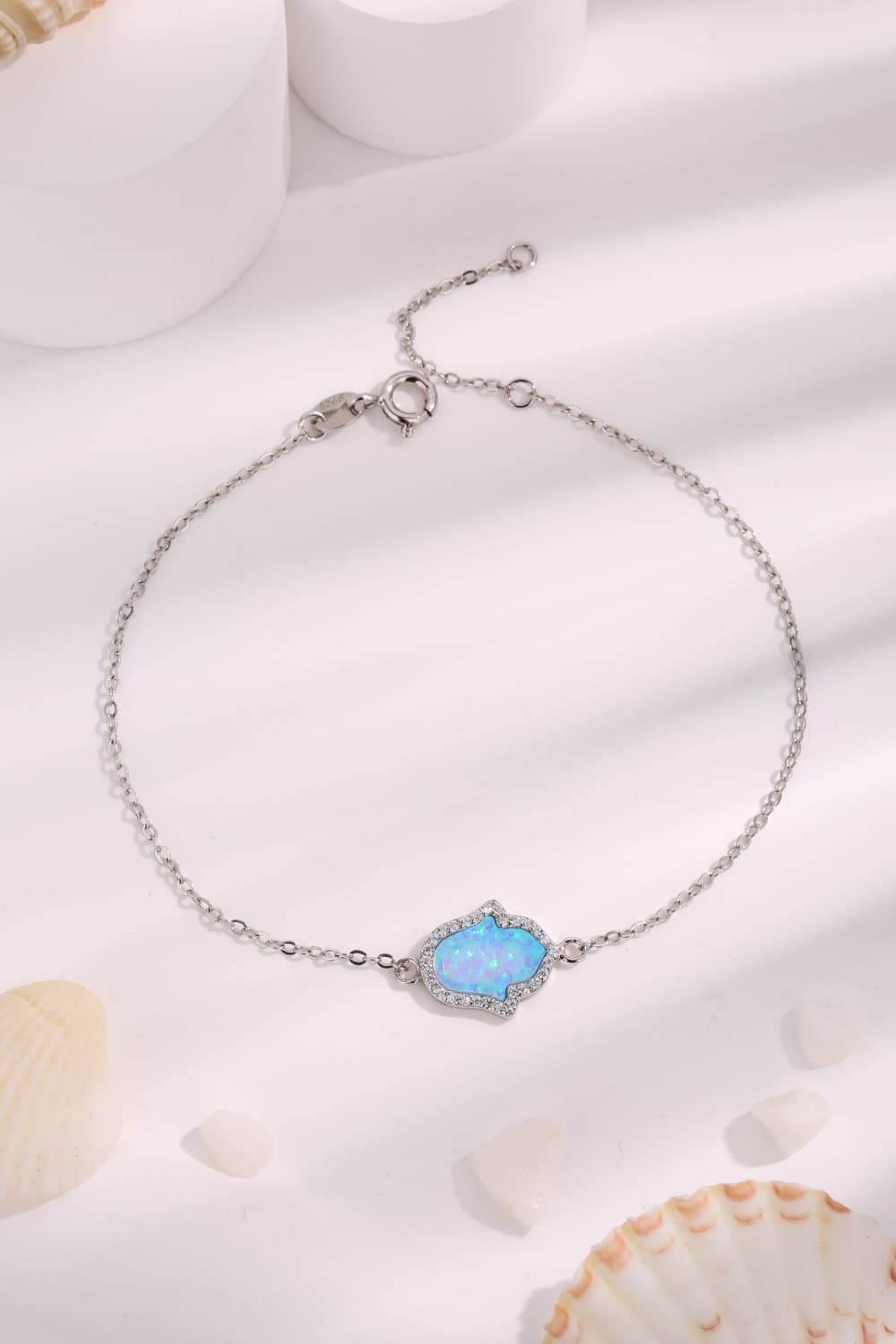 Australian Opal 925 Sterling Silver Bracelet