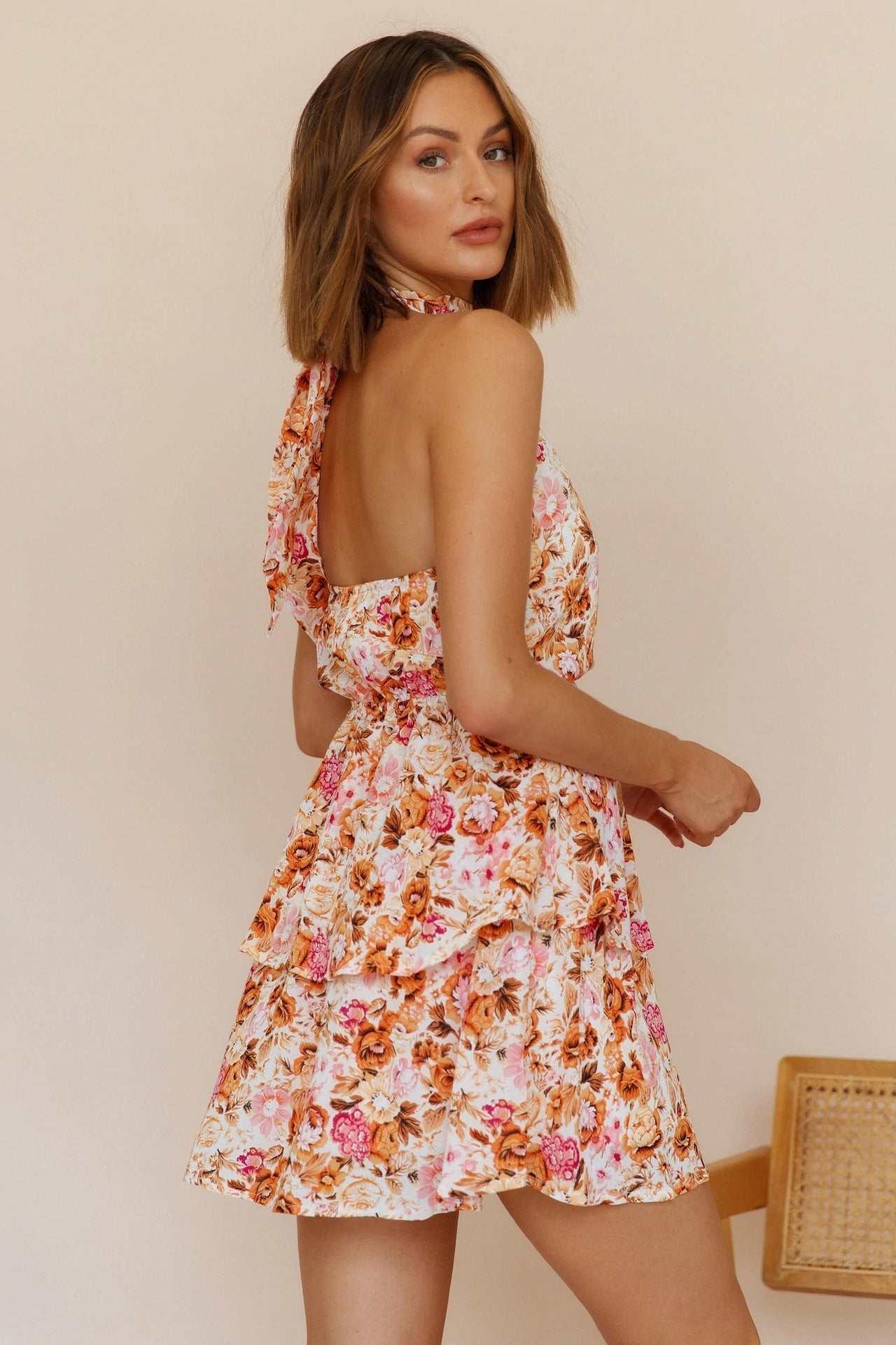 Halter Strap Sleeveless Dress